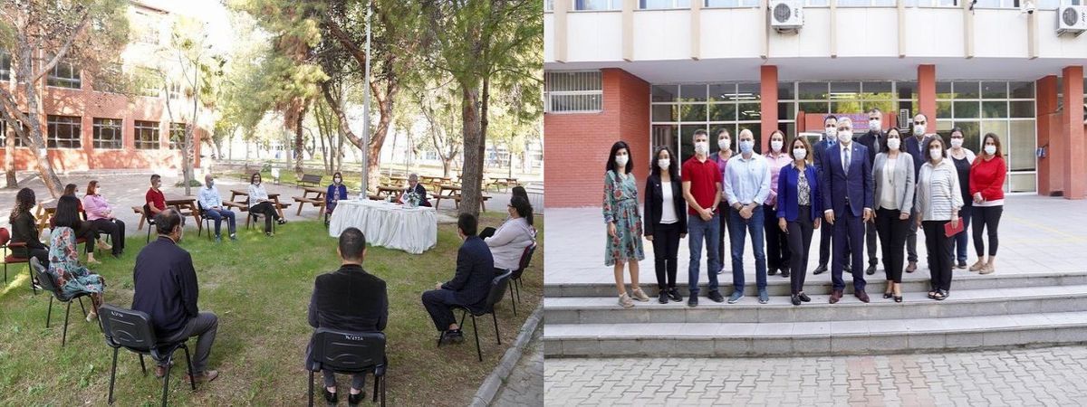 Sayın Rektörümüz Prof. Dr. Necdet BUDAK Yüksekokulumuzu ziyaret ederek yeni eğitim ve öğretim dönemine yönelik faaliyetlerimizle ilgili bilgi almışlardır.